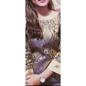 Festive Wear Banarsi Kurta.
