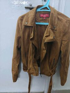 Stylish Brown Suede Jacket