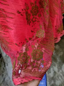 Pink Embroidered Dress