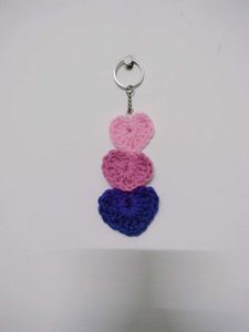 Hearts Keychain