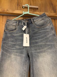 SAVANA Light Wash Wide Leg Jeans