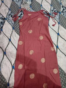 Beautiful Kurta with Golden Dots