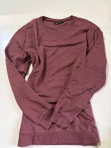 Women's Burgundy maroon Pullover Sweatshirt