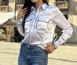 How When Wear Satin shirt, new with tag