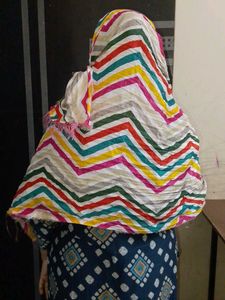 Vibrant Chevron Print Dupatta of 1