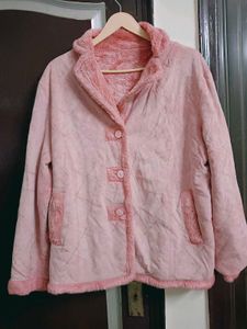Light Pink Color Winter Coat