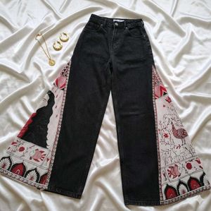 Bohemian Wide Leg Jeans