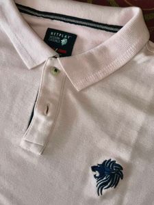 Men's Pink Polo T-Shirt