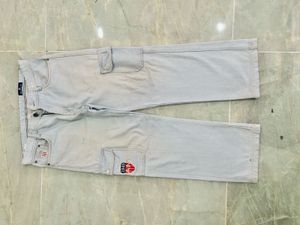 Light Wash Cargo Jeans