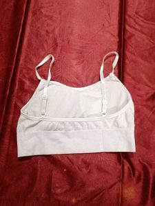 Comfortable White Sports Bra