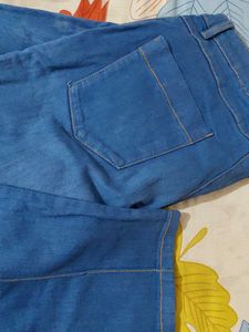 skater fit blue jeans