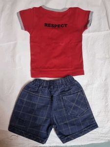 Kids "Roar Awesome" T-Shirt and Shorts Set