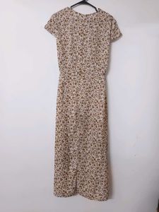 Floral Print Midi Dress