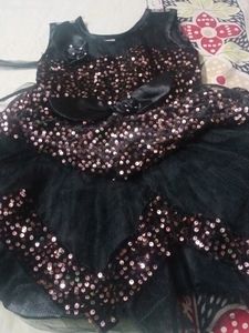 Party Wear Dress For 1 To 3 Years Girl