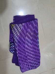 Vibrant Purple Printed Scaff