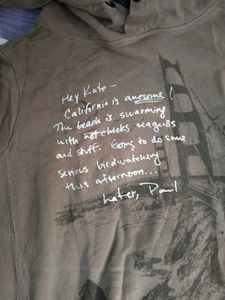 Brown Graphic Hoodie