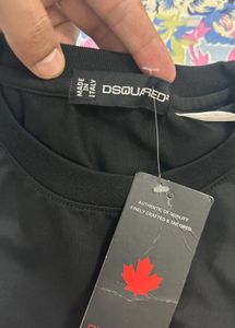 (M,L)Dsquared2 Black Maple Leaf T-Shirt