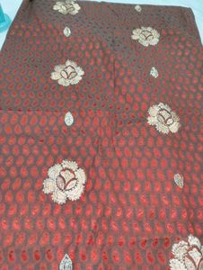 Brown Embroidered Salwar Kameez