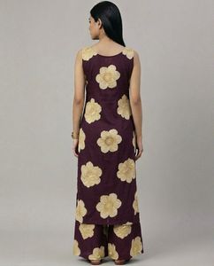 Floral Print Kurta and Palazzo Set
