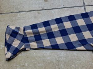 Blue Gingham Jumpsuit