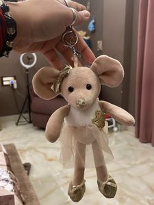 Cute Mouse Plush Keychain