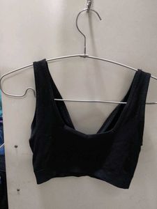 Comfortable Black Sports Bra
