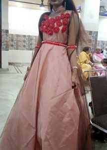 Ball Gown With Dupatta