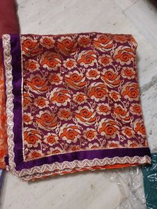 Embroidered Net Saree