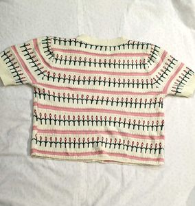 ✨ K-Fashion Thrift: Tulip Knit Crop Cardigan ✨