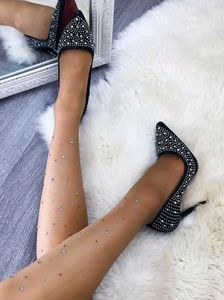 Dark Cinderella Crystal Designer Dupes Heels