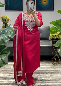 Most Demanding Readymade Pink Kurta Set