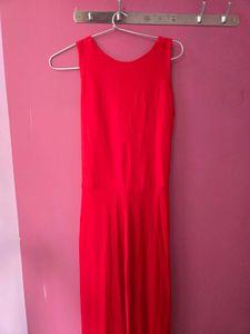 Stunning Red brynne drape dress