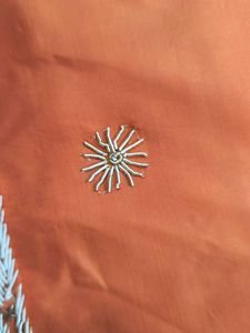 vintage Zardosi hand work saree