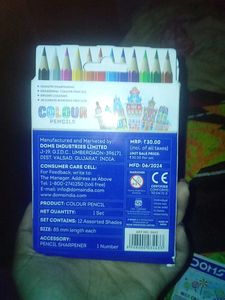 Doms Wax Crayons - 10 Shades(a nataraj pencil free