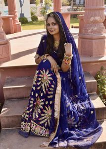 Beautiful Blue Rajputi poshak 💙
