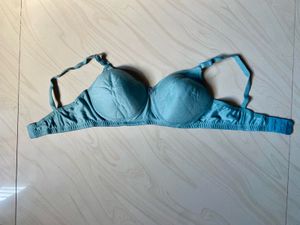 Comfortable Padded Blue Bra