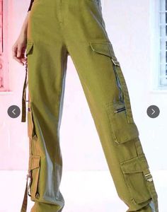 Olive Green Cargo Pants