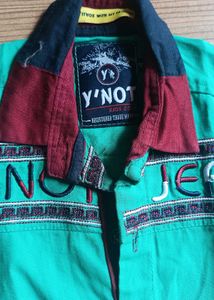 Y'Not Kids Zone Green Shirt