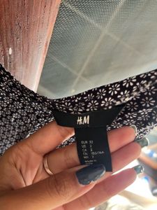 Black Floral Spaghetti Strap Mini Dress