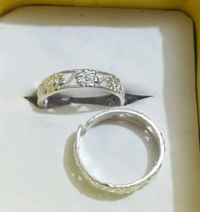 new design pure silver toe ring