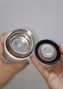 Sleek White Insulated Water Bottle