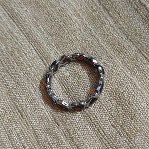 Heart Charm Stackable Ring