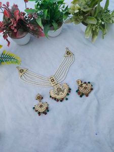 Indian Bridal Kundan Necklace Set