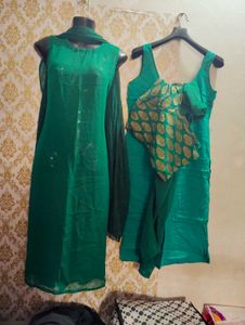 Green Salwar Kameez Suit