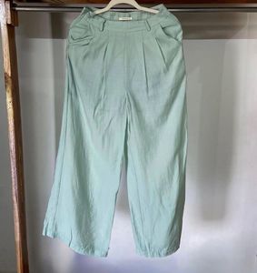 Light Green Wide Leg Pants