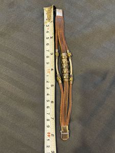 Vulcan Strip Leather Bracelet