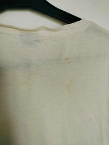 Puma Women's Cream Twist Hem T-Shirt