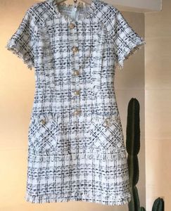 Womens Tweed Woolen Fabric Plaid Pattern  ✅