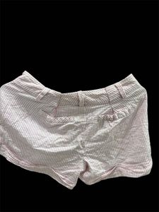 Pink Striped Seersucker Shorts