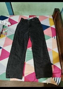 black straight jeans